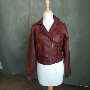 Joujou Vegan Leather Jacket NWT